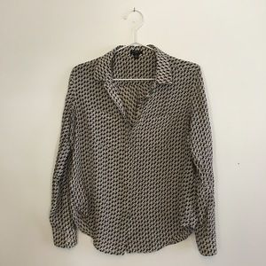Ann Taylor Deer Head button down